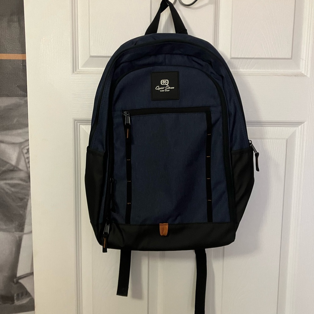 QUIET STORM Compass Backpack New NWT Book Bag Pack Navy Black Travel Bag School